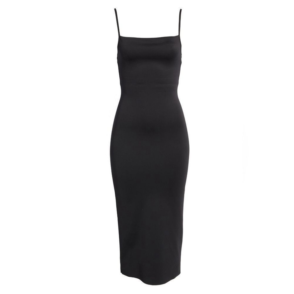 Spaghetti Scuba Midi DressGOOD AMERICAN size XL (4) - Picture 5 of 5